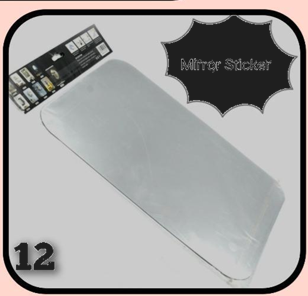 Silver Self Adhesive Sticker