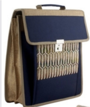 Jute Blue Conference Laptop Office Bag