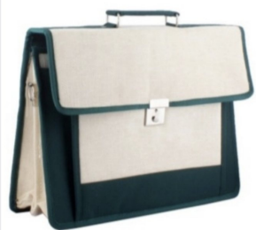 Jute Green Laptop And Office Bag